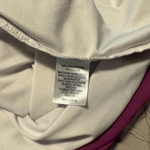 Lucky in Love athletic tank top with sheer overlay. Size XS. - Picture 7 of 7